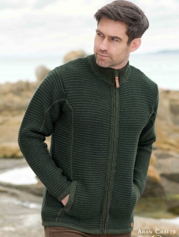 MEN'S STRIPE CARDIGAN X5582