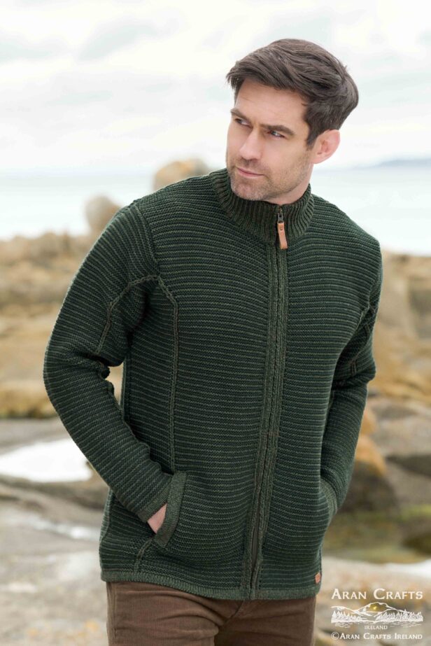 MEN'S STRIPE CARDIGAN X5582