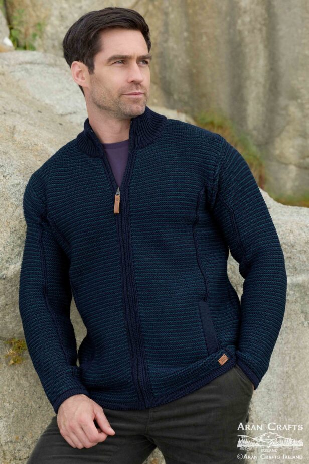 MEN'S STRIPE CARDIGAN X5582 - Image 6