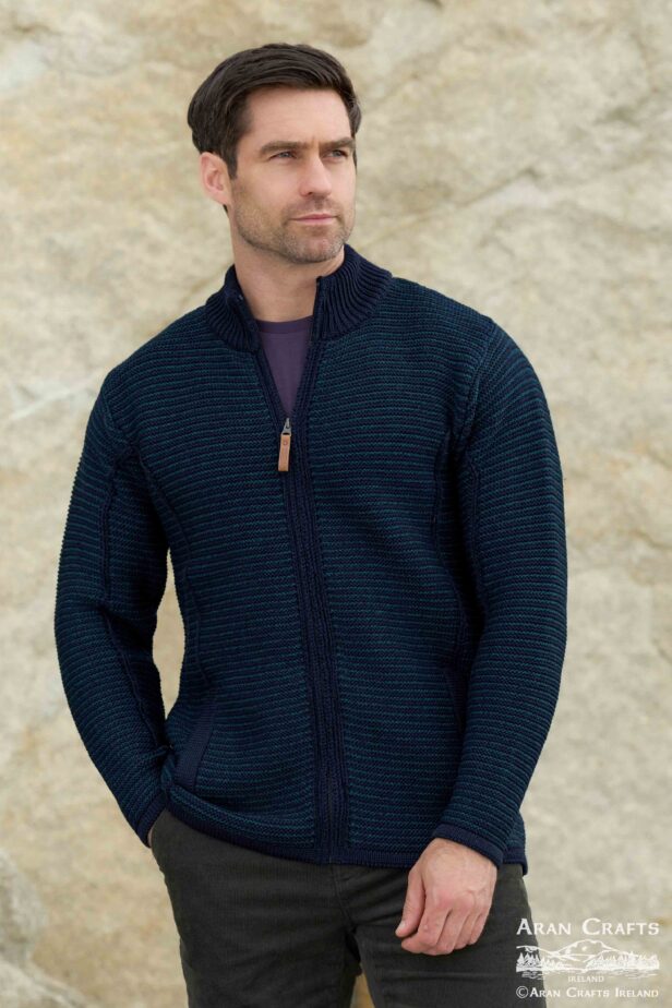 MEN'S STRIPE CARDIGAN X5582 - Image 7