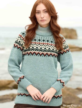 NIAMH ICELANDIC CREW NECK SWEATER C5658