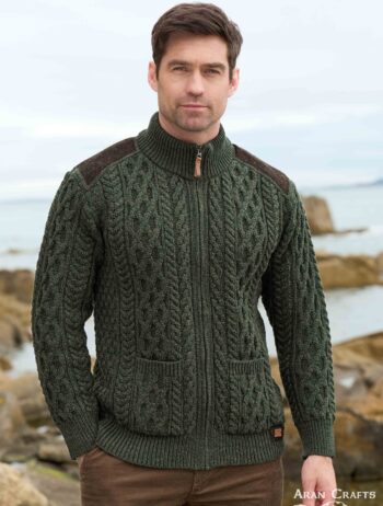 FIONN ZIP CARDIGAN WITH TWEED T46