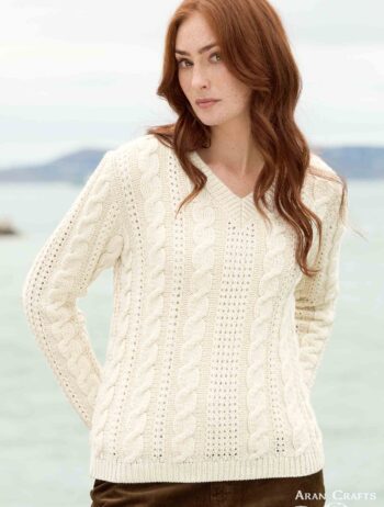 ARDMORE SUPER SOFT V-NECK SWEATER V5660