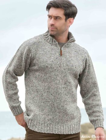 KILCAR HALF ZIP SWEATER Z2040